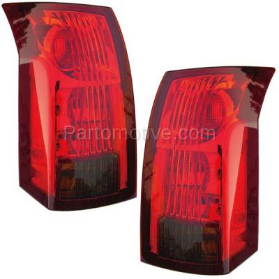 Aftermarket Auto Parts - TLT-1213LC & TLT-1213RC CAPA 04-07 Cadillac CTS Taillight Taillamp Brake Light Lamp Left Right Set PAIR - Image 1