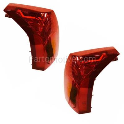 Aftermarket Auto Parts - TLT-1213LC & TLT-1213RC CAPA 04-07 Cadillac CTS Taillight Taillamp Brake Light Lamp Left Right Set PAIR - Image 2