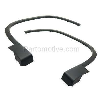 Aftermarket Replacement - FDF-1066L & FDF-1066R 09-11 Tiguan Front Fender Flare Wheel Opening Molding Trim Left & Right SET PAIR - Image 2