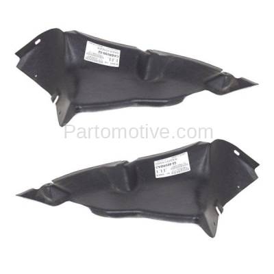 Aftermarket Replacement - ESS-1669L & ESS-1669R 99-02 Cabrio Front Engine Splash Shield Under Cover Air Duct Left Right SET PAIR - Image 2