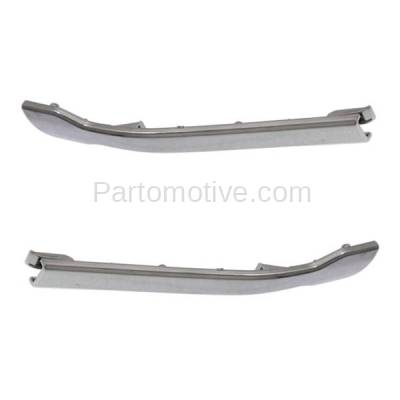 Aftermarket Replacement - GRT-1085L & GRT-1085R 12-15 Pilot Front Lower Grille Trim Grill Molding Chrome Left & Right SET PAIR - Image 2