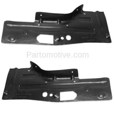 Aftermarket Replacement - ESS-1192L & ESS-1192R 2013-2016 Buick LaCrosse/Chevrolet Malbu & 2014-2017 Chevy Impala Front Engine Under Cover Splash Shield Guard SET PAIR Right & Left Sider - Image 1