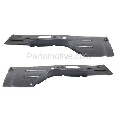 Aftermarket Replacement - ESS-1192L & ESS-1192R 2013-2016 Buick LaCrosse/Chevrolet Malbu & 2014-2017 Chevy Impala Front Engine Under Cover Splash Shield Guard SET PAIR Right & Left Sider - Image 2