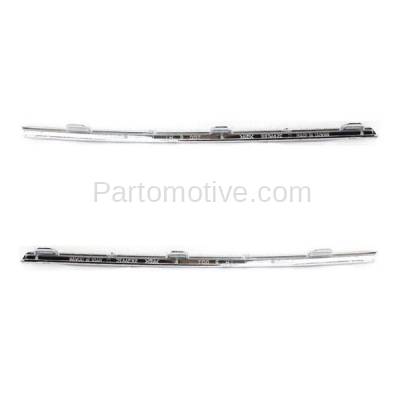 Aftermarket Replacement - GRT-1243L & GRT-1243R 04 05 06 XL7 Front Upper Grille Trim Grill Molding Chrome Left & Right SET PAIR - Image 3