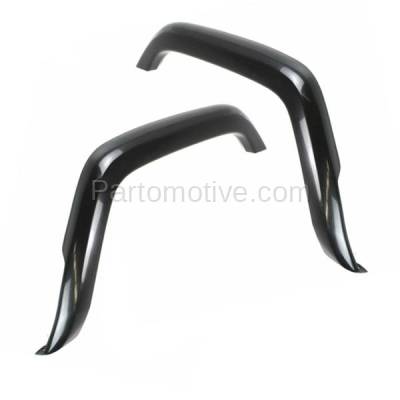 Aftermarket Replacement - FDF-1027L & FDF-1027R 1997-2001 Jeep Cherokee (with Country Package) Rear Fender Flare Wheel Opening Molding Trim Black Plastic SET PAIR Left & Right Side - Image 2