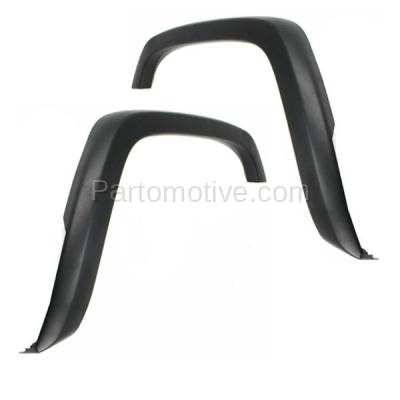 Aftermarket Replacement - FDF-1028L & FDF-1028R 1997-2001 Jeep Cherokee (with Country Package) Front Fender Flare Wheel Opening Molding Arch Primed Plastic SET PAIR Left & Right Side - Image 2