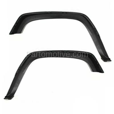 Aftermarket Replacement - FDF-1028L & FDF-1028R 1997-2001 Jeep Cherokee (with Country Package) Front Fender Flare Wheel Opening Molding Arch Primed Plastic SET PAIR Left & Right Side - Image 3