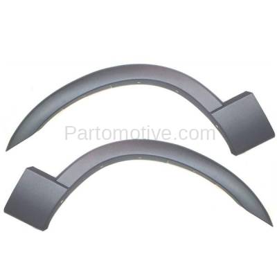 Aftermarket Replacement - FDF-1040L & FDF-1040R 02-05 Explorer Front Fender Flare Wheel Opening Molding Trim Left Right SET PAIR - Image 1