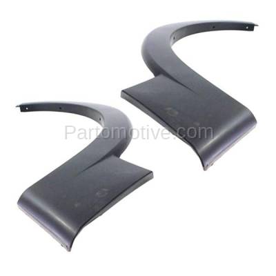 Aftermarket Replacement - FDF-1037L & FDF-1037R 2003-2006 Ford Expedition Front Fender Flare Wheel Opening Molding Trim Moulding Arch Primed Paintable Plastic SET PAIR Left & Right Side - Image 2