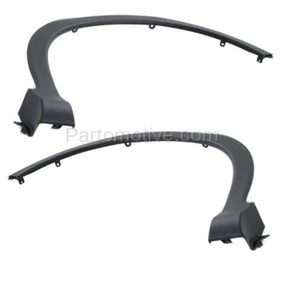 Aftermarket Replacement - FDF-1046L & FDF-1046R 12-15 CRV Front Fender Flare Wheel Opening Molding Trim Arch Left Right SET PAIR - Image 2