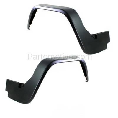Aftermarket Replacement - FDF-1053L & FDF-1053R 2003-2018 Mercedes-Benz G-Class (G550, G55 AMG) Front Fender Flare Wheel Opening Molding Trim Arch Plastic SET PAIR Left & Right Side - Image 2