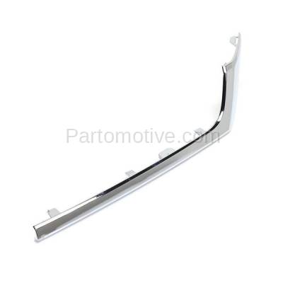 Aftermarket Replacement - GRT-1092L 10-11 CRV Front Upper Grille Trim Grill Molding Chrome LH Driver Side HO1212114 - Image 2