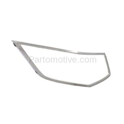 Aftermarket Replacement - GRT-1016 11-14 TSX Front Grille Outer Shell Trim Molding Surround AC1202101 71122TL2A51 - Image 2