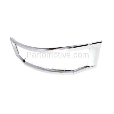 Aftermarket Replacement - GRT-1136 08-10 Accord 4DR Front Grille Trim Grill Molding Surround HO1202104 71126TA5A00 - Image 2