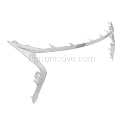 Aftermarket Replacement - GRT-1176 13-15 GS350 & GS450h Front Grille Trim Grill Molding Chrome LX1210107 5271130270 - Image 2