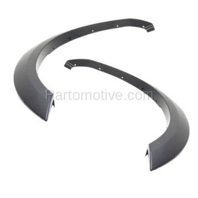 Aftermarket Replacement - FDF-1023L & FDF-1023R 2011-2018 Dodge Ram 2500/3500 Pickup Truck Front Fender Flare Wheel Opening Molding Primed Plastic SET PAIR Left & Right Side - Image 2