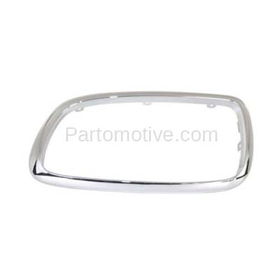 Aftermarket Replacement - GRT-1025R 05-08 7-Series Front Grille Trim Grill Molding Chrome Passenger Side BM1213103 - Image 1