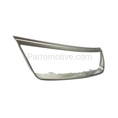 Aftermarket Replacement - GRT-1066 06-08 Malibu Front Grille Trim Grill Molding Surround Chrome GM1210110 15853884 - Image 2