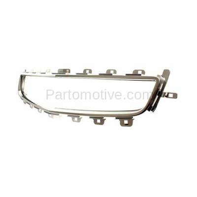 Aftermarket Replacement - GRT-1075 08-12 Malibu Front Grille Trim Grill Surround Molding Chrome GM1210115 25784043 - Image 2