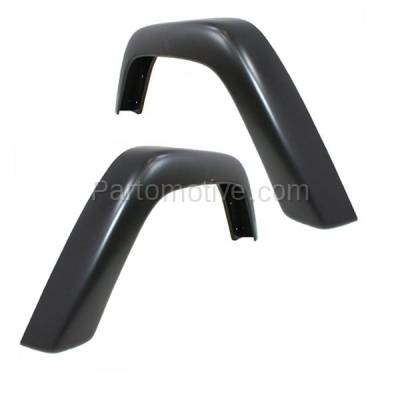 Aftermarket Replacement - FDF-1011L & FDF-1011R 1997-2006 Jeep Wrangler (65th Anniversary, SE, Sport, Unlimited, X) Rear Fender Flare Wheel Opening Molding SET PAIR Left & Right Side - Image 2