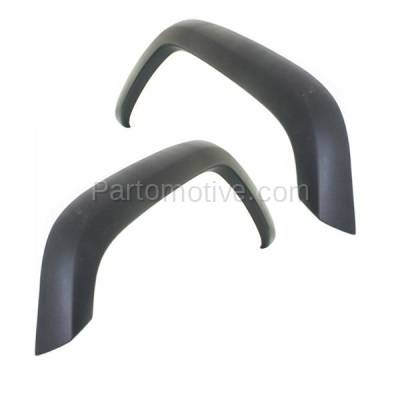Aftermarket Replacement - FDF-1012L & FDF-1012R 1997-2001 Jeep Cherokee (Models without Country Package) Rear Fender Flare Wheel Opening Molding Black Textured PAIR SET Left & Right Side - Image 2