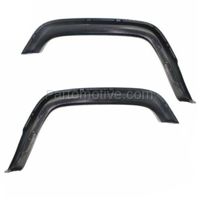 Aftermarket Replacement - FDF-1012L & FDF-1012R 1997-2001 Jeep Cherokee (Models without Country Package) Rear Fender Flare Wheel Opening Molding Black Textured PAIR SET Left & Right Side - Image 3