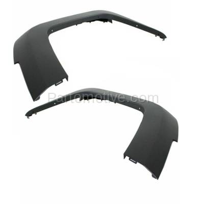 Aftermarket Replacement - FDF-1017L & FDF-1017R 2008-2012 Jeep Liberty (3.7 Liter V6 Engine) Front Fender Flare Wheel Opening Molding Trim Arch Primed Plastic SET PAIR Left & Right Side - Image 2