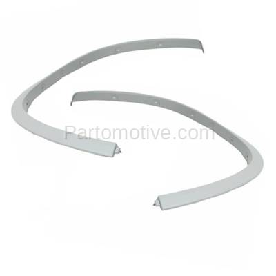 Aftermarket Replacement - FDF-1007L & FDF-1007R 2012-2015 BMW X1 (Models with M Sport Line Package) Front Fender Flare Wheel Opening Molding Trim Primed Plastic SET PAIR Left & Right Side - Image 2