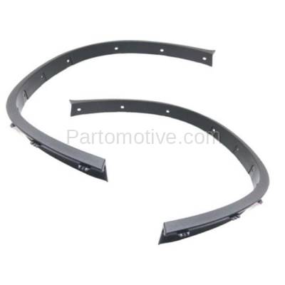 Aftermarket Replacement - FDF-1002L & FDF-1002R 2008-2014 BMW X6 (excluding M Model) Front Fender Flare Wheel Opening Molding Trim Arch Black Plastic PAIR SET Left & Right Side - Image 2