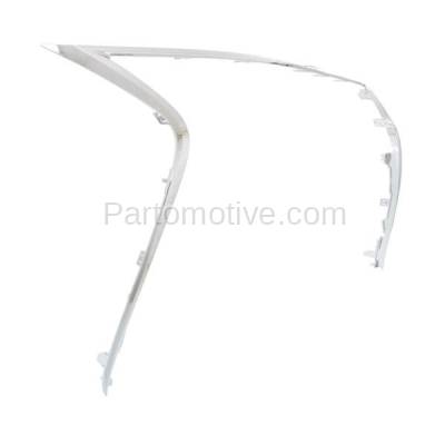 Aftermarket Replacement - GRT-1174C 2014-2016 Lexus IS200T IS250 IS300 IS350 (Models with F Sport Package) Front Grille Trim Grill Molding Frame Center Chrome Plastic - Image 2