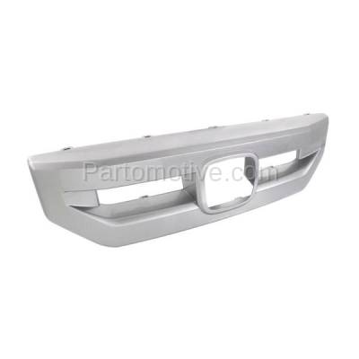 Aftermarket Replacement - GRT-1129C CAPA For 09-11 Pilot 3.5L Front Grille Trim Grill Molding Silver 75103SZAA01ZA - Image 2
