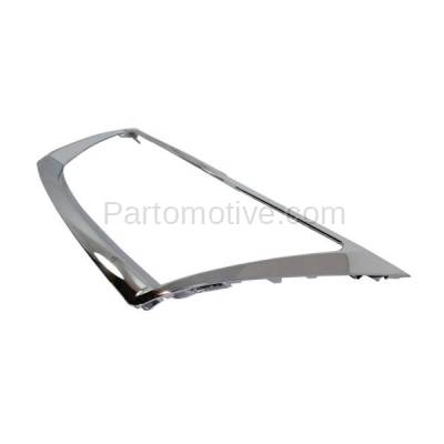 Aftermarket Replacement - GRT-1184C CAPA For 10-12 ES350 Front Grille Trim Grill Surround Molding Chrome 5311133350 - Image 2