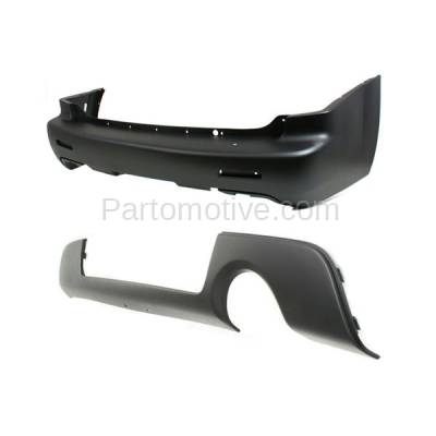 Aftermarket Replacement - BUC-2050R & BUC-2051R 06-09 Trailblazer SS Rear Upper & Lower Bumper Cover Assembly 19120217 19120218 - Image 2