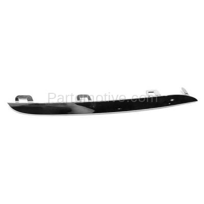 Aftermarket Replacement - GRT-1201RC 2015-2018 Mercedes Benz C-Class C300/C400 Front Lower Grille Trim Grill Molding Garnish Right Passenger Side Chrome Made of Plastic - Image 1