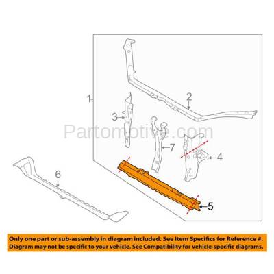 Aftermarket Replacement - RSP-1681 2009-2013 Subaru Forester & 2008-2014 Impreza & 2013-2014 WRX/WRX STi Front Radiator Support Lower Inner Crossmember Tie Bar - Image 3