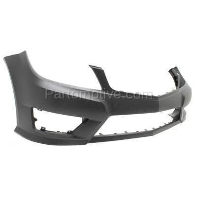 Aftermarket Replacement - BUC-2797FC CAPA 12-15 C-Class w/ AMG Front Bumper Cover Primed MB1000358 20488078479999 - Image 2