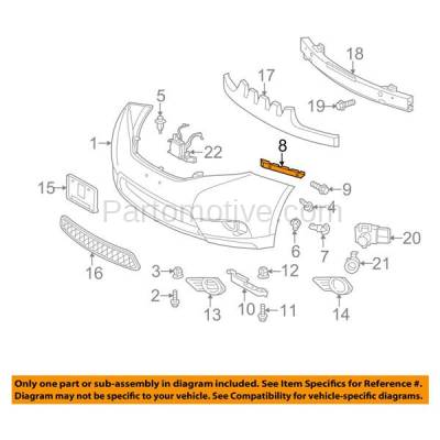 Aftermarket Replacement - BRT-1188FR 2011-2019 Toyota Sienna Mini-Van Front Bumper Cover Face Bar Retainer Mounting Brace Reinforcement Support Bracket Right Passenger Side - Image 3
