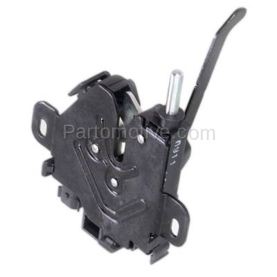 Aftermarket Replacement - HDL-1019 04-07 Focus 2.0L/2.3L Front Hood Latch Lock Bracket Steel FO1234124 6S4Z16700A - Image 2