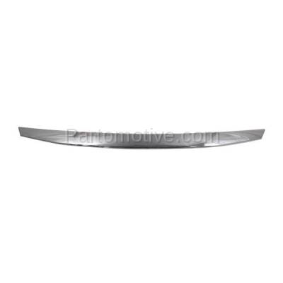 Aftermarket Replacement - GRT-1122 11-12 Accord Coupe Front Grille Trim Grill Molding Chrome HO1210135 71122TE0A11 - Image 1