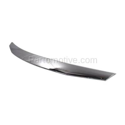 Aftermarket Replacement - GRT-1122 11-12 Accord Coupe Front Grille Trim Grill Molding Chrome HO1210135 71122TE0A11 - Image 2