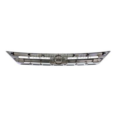 Aftermarket Replacement - GRT-1232 Front Grille Trim Grill Molding Chrome For 10-11 Rogue 2.5L NI1200256 F23101A41A - Image 3