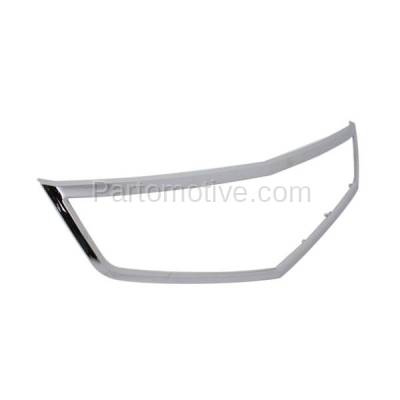 Aftermarket Replacement - GRT-1020 06-08 TSX Front Grille Outer Shell Trim Molding Surround AC1210108 71122SECA02 - Image 2