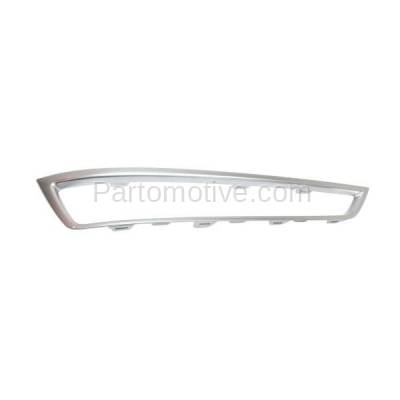 Aftermarket Replacement - GRT-1022L 10-13 MDX Front Grille Trim Grill Molding Left Driver Side AC1038111 71109STXA00 - Image 1