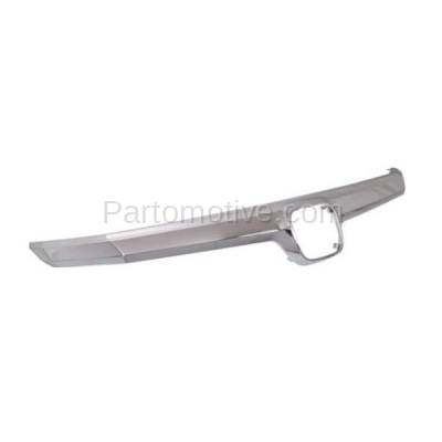 Aftermarket Replacement - GRT-1121 2012-12 Civic Sedan Front Grille Trim Grill Molding Chrome HO1210139 71122TR0A01 - Image 2