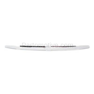 Aftermarket Replacement - GRT-1070 08-09 Chevy Equinox V6 Front Grille Trim Grill Molding Chrome GM1210106 25906306 - Image 1