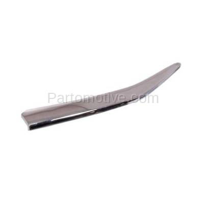 Aftermarket Replacement - GRT-1097L 11-12 Accord Front Grille Trim Grill Molding Chrome Left Driver Side HO1212106 - Image 2