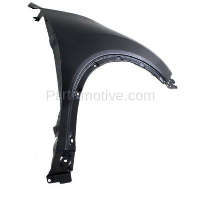 Aftermarket Replacement - FDR-1623RC CAPA 2014-2019 Nissan Rogue (2.0 & 2.5 Liter Engine) Front Fender Quarter Panel (without Molding Holes) Primed Steel Right Passenger Side - Image 2