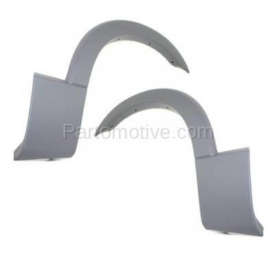 Aftermarket Replacement - FDF-1040L & FDF-1040R 2002-2005 Ford Explorer (Eddie Bauer, Limited, XLT) Front Fender Flare Wheel Opening Molding Trim Set Pair Left & Right Side - Image 2