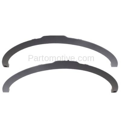 Aftermarket Replacement - FDF-1057L & FDF-1057R 2012-2016 Land Rover Range Rover Evoque (Models with Active Park Assist System) Front Fender Flare Molding SET PAIR Left & Right Side - Image 1
