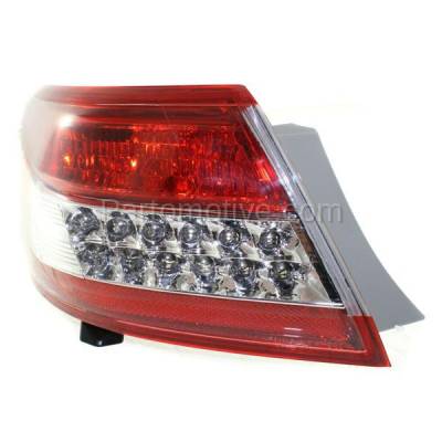 Aftermarket Auto Parts - TLT-1619LC CAPA 10-11 Camry Taillight Taillamp Rear Brake Outer Light Lamp Driver Side LH L - Image 2